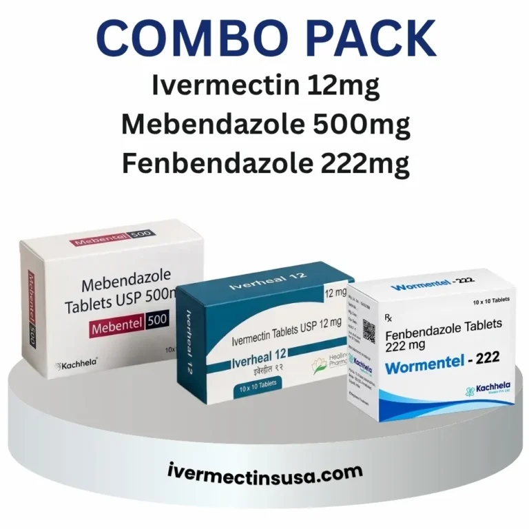 Ivermectin Fenbendazole and Mebendazole Combo pack