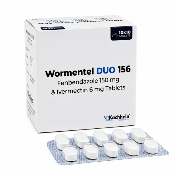 Wormentel Duo 156 Tablets